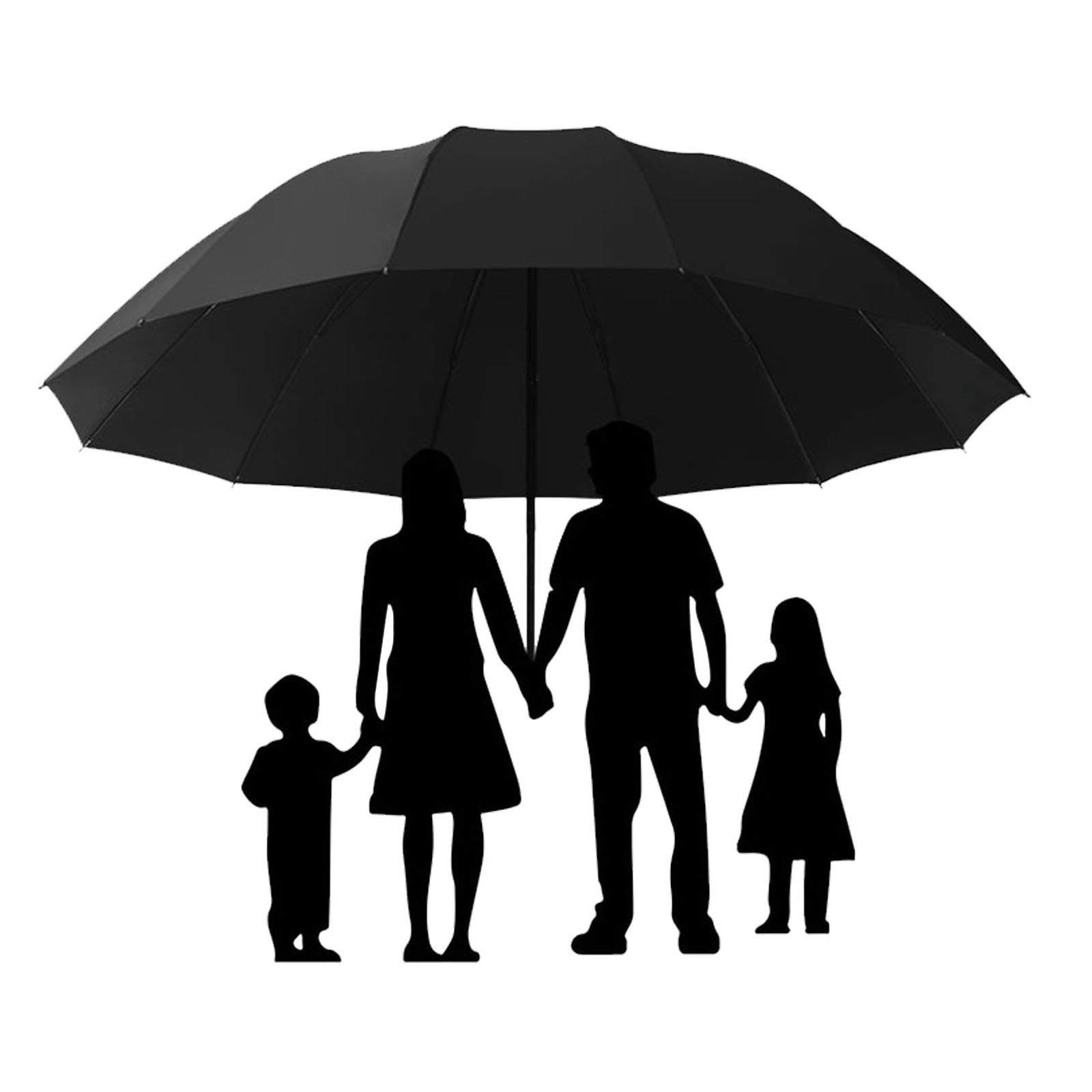 Golf Umbrella Large - ร่มคุณภาพสูงขนาด 130 ซม./51.18 นิ้ว โครงร่มเสริมความแข็งแรง กันน้ำ