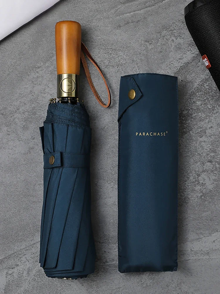 Golf Umbrella Large - ร่มกันน้ำ WUmbrella แบบสองชั้น กันลม 10 ซี่โครง