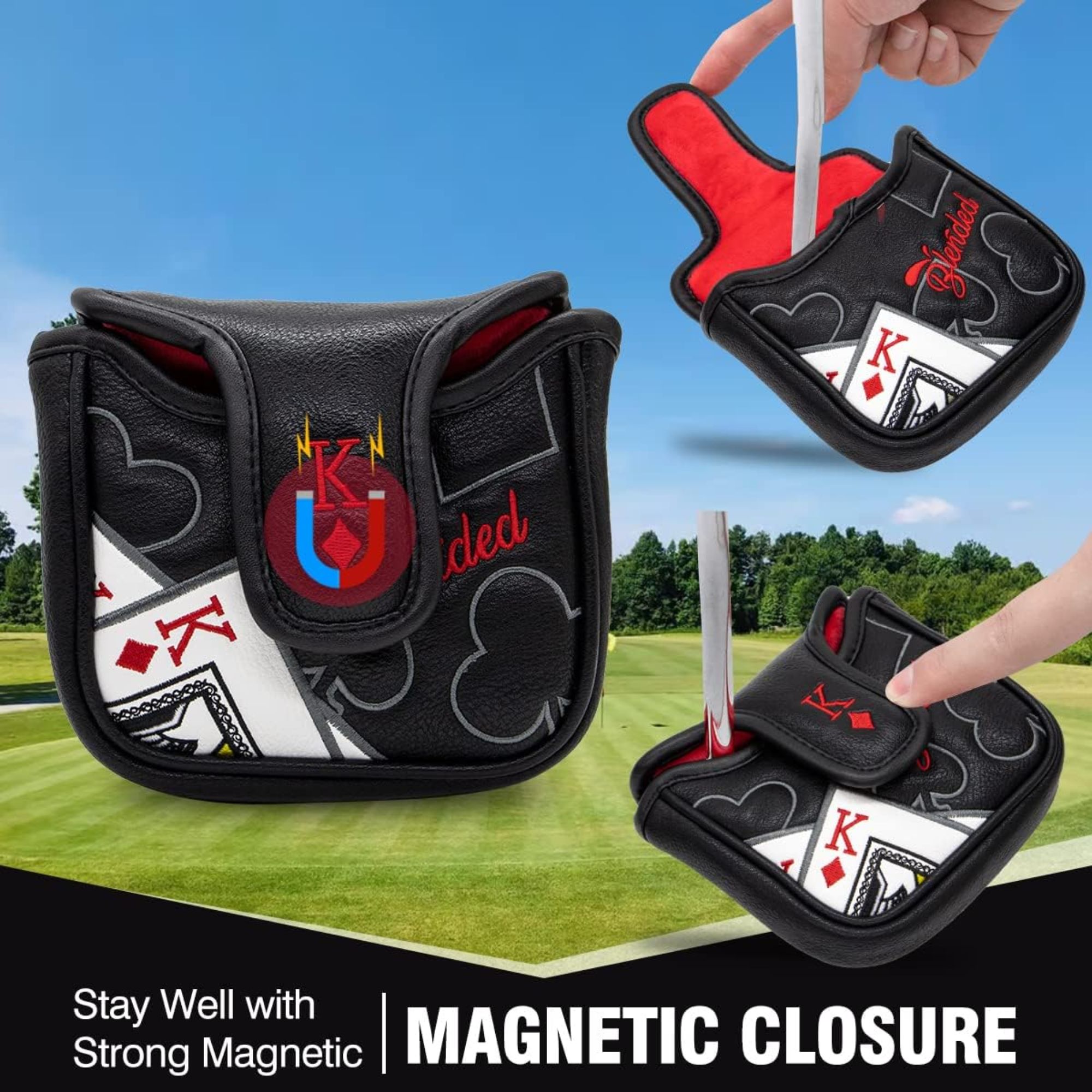 ไม้พัตเตอร์ปักลาย King Of Hear - Golf Putter บทวิจารณ์และราคา
