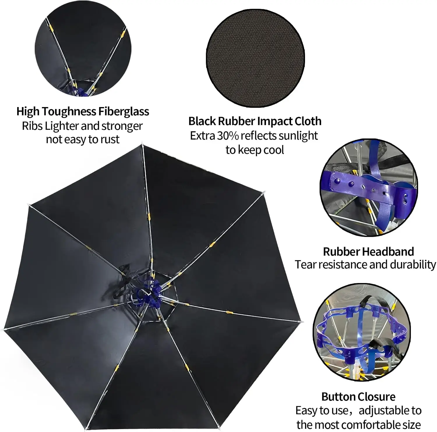 หมวกกันแดดกันฝนแบบพับได้ ปรับข - Golf Umbrella Large บทวิจารณ์และราคา