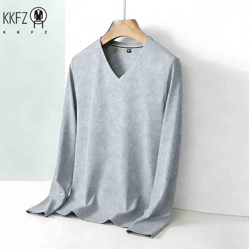 เสื้อเชิ้ตแขนยาวคอวีสีน้ำตาลสำ - Golf Tees บทวิจารณ์และราคา